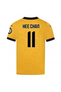 Wolves Hee-chan Hwang #11 Jalkapallovaatteet Kotipaita 2025-26 Lyhythihainen